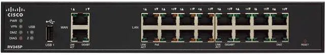 Alt view image 3 of 4 - Cisco Rv345p Router