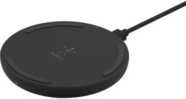 Alt view image 12 of 20 - BELKIN WIA001TTBK Black BOOST CHARGE 10W Wireless Charging Pad + QC 3.0 Wall Charger + Cable