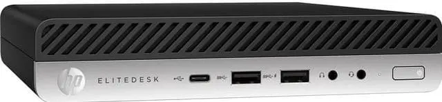 Alt view image 2 of 3 - HP EliteDesk 800 G5 Mini Desktop Computer i5-9500T 16GB 256GB SSD W10Pro