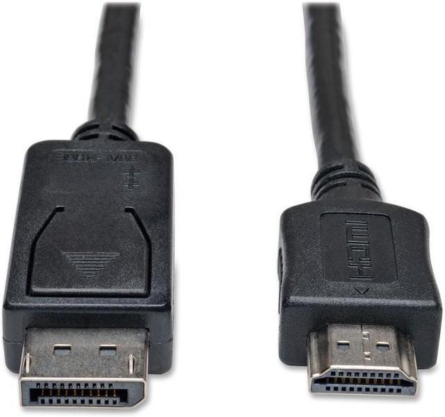 Alt view image 5 of 12 - Tripp Lite P582-003 Tripp Lite DisplayPort to HD Cable Adapter HDCP 1080P M/M 3' 3ft - DisplayPort/HDMI for Monitor, TV, Audio/Video Device - 3 ft - 1 x DisplayPort Male Digital Audio/Video - 1 x HDMI
