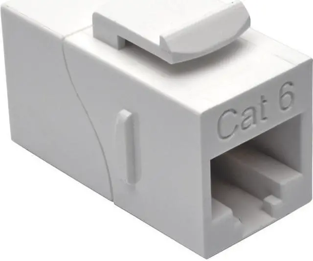 Alt view image 5 of 12 - TRIPP LITE N235-001-WH Cat6 Straight-Through Modular In-Line Snap-In Coupler (RJ45 F/F)
