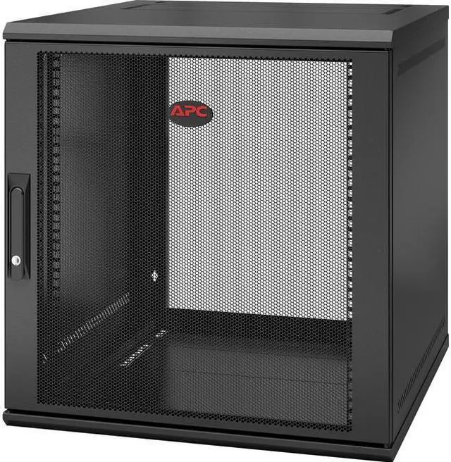 Alt view image 3 of 3 - APC Schneider Electric - AR112SH6 - APC by Schneider Electric NetShelter WX 12U Single Hinged Wall-mount Enclosure