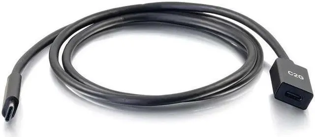 Alt view image 5 of 6 - C2G 28658 3FT USB-C TO C 3.1 (GEN 2) MALE TO FEMALE EXTENSION CABLE (10GBPS)