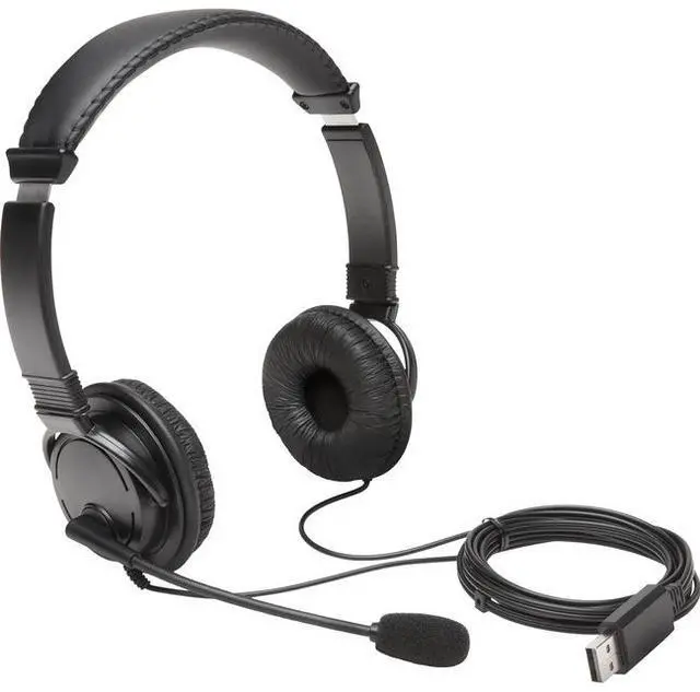 Alt view image 8 of 18 - Kensington HE K97601WW USB Hi-Fi Headphones with Mic
