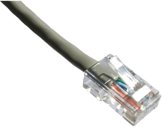 Alt view image 2 of 4 - Axiom C5ENB-G4-AX Patch Cable - Rj-45 (M) To Rj-45 (M) - 4 Ft - Utp - Cat 5E - Stranded - Gray