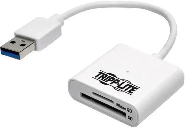 Alt view image 11 of 16 - Tripp Lite Usb 3.0 Superspeed Sd / Micro Sd Memory Card Media Reader 6In.