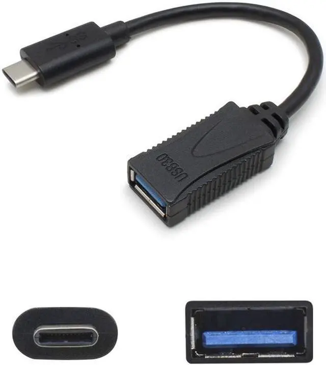Alt view image 3 of 5 - AddOn 7in USB 3.1 (C) to USB 3.0 (A) Adapter Cable