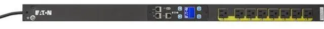 Alt view image 5 of 6 - Eaton ePDU G3 Managed 21U-C IN: 5-15P 12A 1P OUT: 8x5-15R