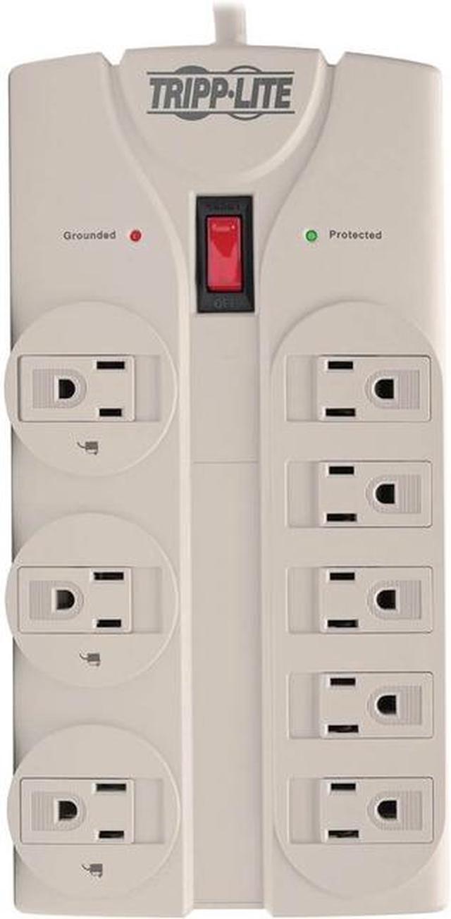Alt view image 10 of 20 - Tripp Lite TLP808 8 Outlets 1440 Joules 8' Cord Protect It! Surge Suppressor