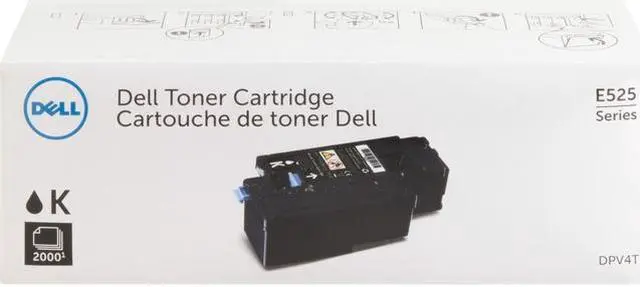 Alt view image 6 of 9 - Dell Black Toner Cartridge (OEM# 593-BBJX) (2 000 Yield) DPV4T