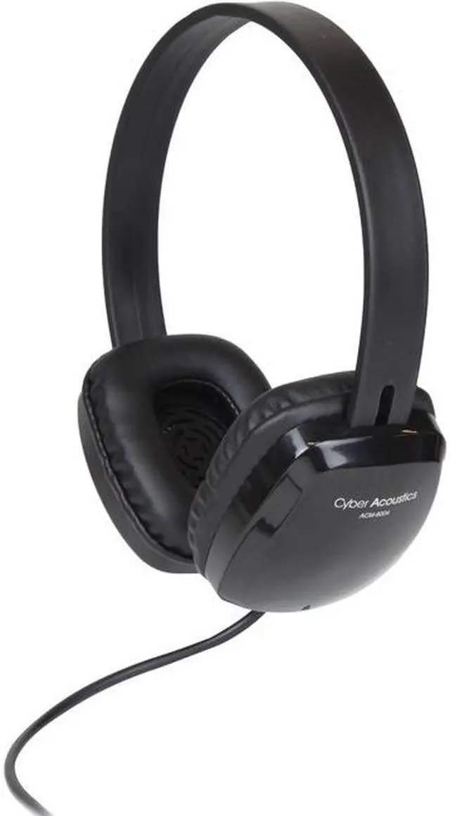 Alt view image 4 of 12 - Cyber Acoustics Stereo Headphone For Education