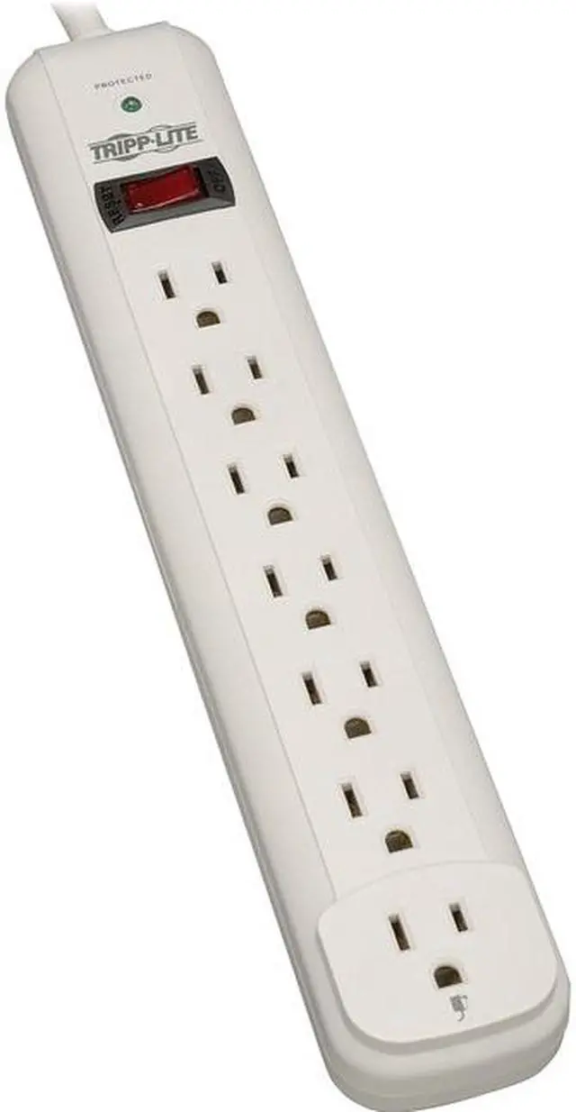Alt view image 2 of 2 - TRIPP LITE TLP712 7-Outlet with 12-ft Cord and 1080 Joule - Protect It! Surge Suppressor