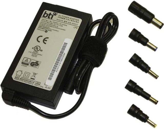 Alt view image 4 of 9 - BTI Slim Universal 65W AC Power Adapter for Various HP Notebooks Including Mini 110