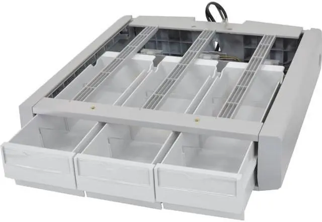 Alt view image 2 of 4 - Ergotron SV43/44 Supplemental 4 Compartment 3 Drawer Attachment 97-849