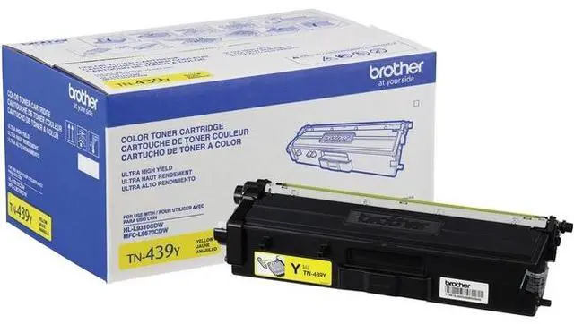 Alt view image 7 of 15 - Brother TN439Y Ultra High Yield Toner 9000 Page-Yield Yellow