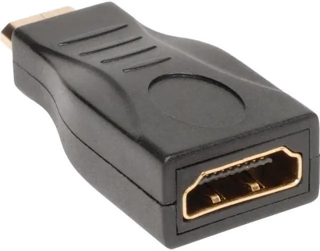 Alt view image 5 of 10 - Tripp Lite HDMI to HDMI Adapter HDMI-F to Mini HDMI-M 1080p M/F