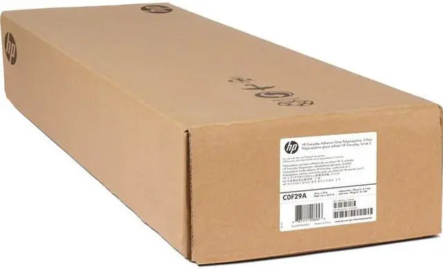 Alt view image 8 of 8 - HP Everyday Adhesive Gloss Polypropylene 42" x 75 ft. White 2 Rolls/Pack C0F29A