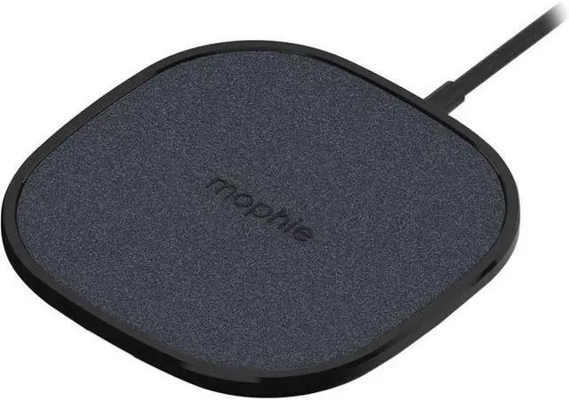 Alt view image 3 of 7 - mophie Wireless 10W Charging Pad - Made for Apple Airpods, iPhone 11 Pro Max/XS Max, iPhone 11 Pro/XS, iPhone 11 / XR and Other Qi-Enabled Devices - Black