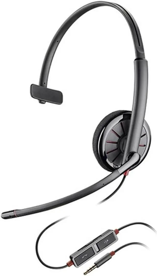 Alt view image 2 of 2 - Plantronics H251n-cd General Trades Supra Monaural Hs With Control/dispatch