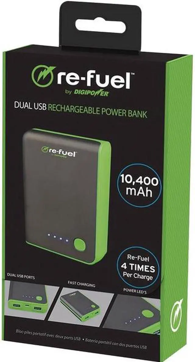 Alt view image 9 of 9 - DigiPower 10400mAh Power Bank