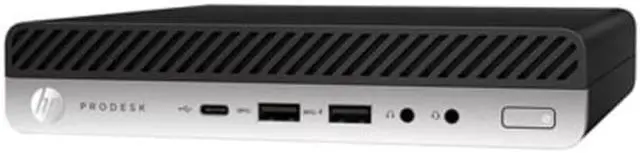 Alt view image 7 of 9 - HP Business Desktop ProDesk 600 G4 Desktop Computer - Intel Core i5 (8th Gen) i5-8500T 2.10 GHz - 8 GB DDR4 SDRAM - 128 GB SSD - Windows 10 Pro 64-bit (English) - Desktop Mini - Intel UHD Graphics 630