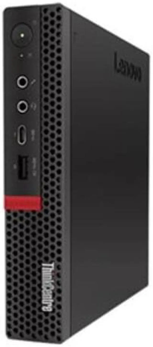 Alt view image 8 of 10 - Lenovo ThinkCentre M720q 10T700CNUS Desktop Computer - Core i5 i5-9400T - 8 GB RAM - 256 GB SSD - Tiny - Black - Windows 10 Pro 64-bit - Intel UHD Graphics 630 - English Keyboard - Wireless LAN - Blue