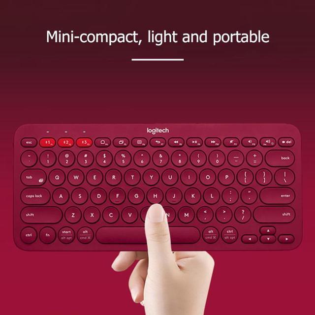 Alt view image 3 of 6 - Logitech K380 Bluetooth Wireless Keyboard Multi-Device Wireless Keyboard for Windows Mac Chrome OS Android iPhone iPad