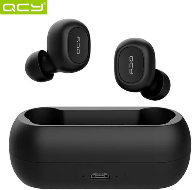 Main image of QCY T1C TWS Earphone Blutooth 5.0 Headphone 3D stereo Dual Mic Noise Cancelling Headset with charging box