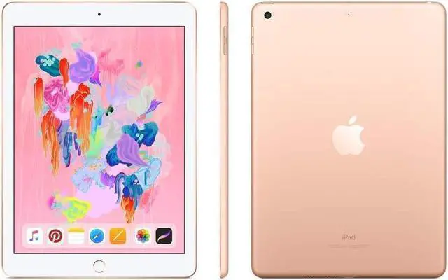 Alt view image 15 of 19 - Apple iPad 2018 9.7" Tablet (6th Generation, 128GB, Wi-Fi Only, Gold)