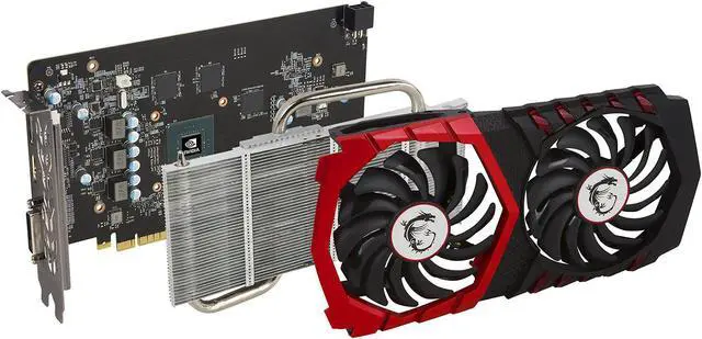Alt view image 12 of 20 - Msi Gtx 1050 Ti Gaming X 4G Geforce Gtx 1050 Ti Graphic Card - 4 Gb Gddr5