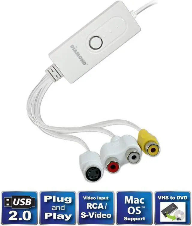 Alt view image 9 of 17 - Diamond VC500MAC VC500 USB 2.0 Video & Audio Capture Device For Mac
