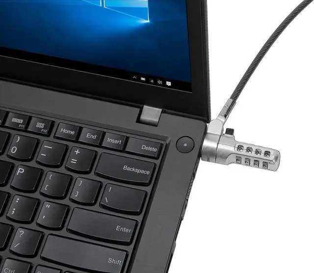 Alt view image 11 of 20 - Targus DEFCON Cable Lock - Resettable - Galvanized Steel - 6.50 ft - For Notebook - ASP66GLX