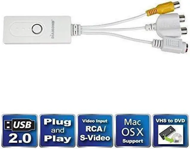 Alt view image 13 of 17 - Diamond VC500MAC VC500 USB 2.0 Video & Audio Capture Device For Mac