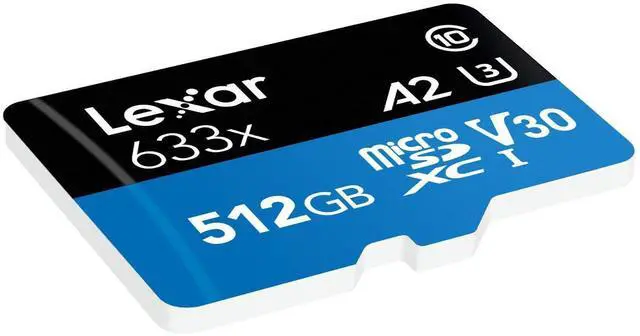 Alt view image 10 of 20 - Lexar High-Performance 633x 512GB microSDXC Flash Card Model LSDMI512BBNL633A
