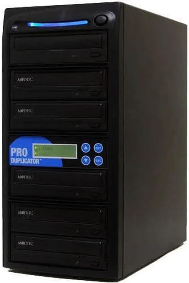 Alt view image 5 of 11 - Produplicator 1 to 5 24X Burner CD DVD Duplicator - Standalone Copier Duplication Tower (ESDVDS24X05)