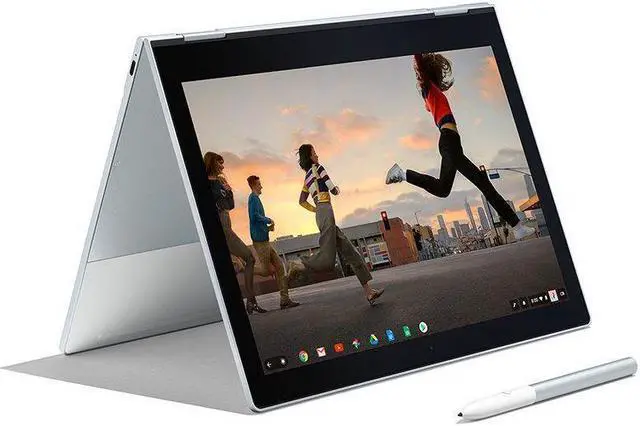 Alt view image 10 of 20 - Google Pixelbook 12.3" Touchscreen LCD 2 in 1 Chromebook - Intel Core i7 (7th Gen) i7-7Y75 Dual-core (2 Core) 1.30 GHz - 16 GB - 512 GB SSD - Chrome OS (English) - 2400 x 1600 - Convertible - Silver