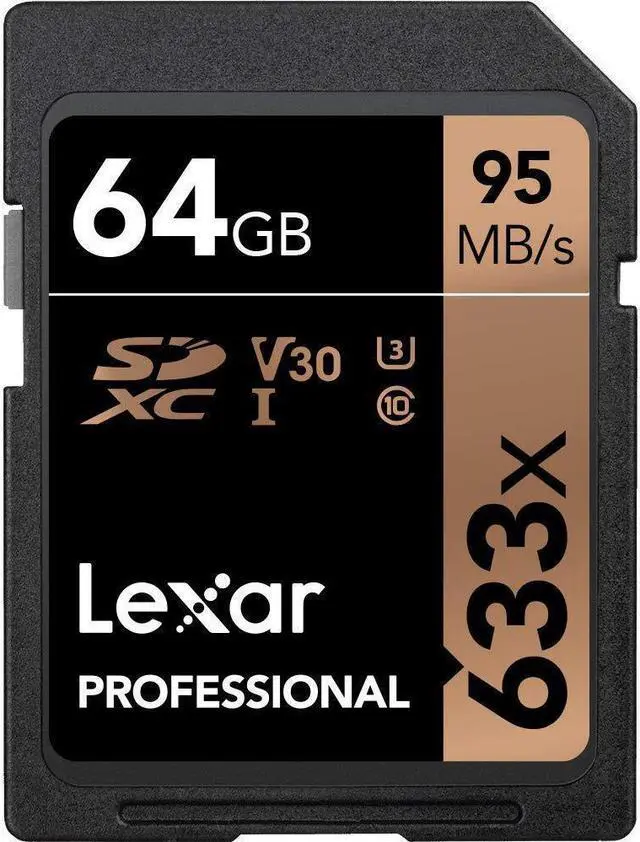 Alt view image 7 of 19 - Lexar 64GB Professional Class 10 UHS-I U1 633x SDXC Memory Card #LSD64GCB1NL633