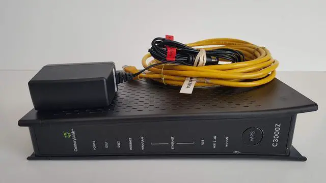Alt view image 4 of 8 - ZyXEL C3000Z Modem CenturyLink
