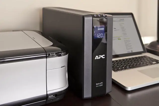 Alt view image 6 of 9 - APC Back-UPS Pro 1500VA UPS Battery Backup & Surge Protector (BR1500G)