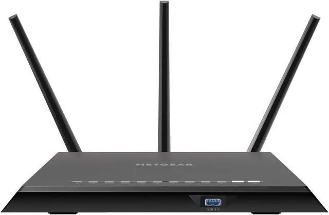 Alt view image 7 of 20 - NETGEAR Nighthawk AC1900 Dual Band Wi-Fi Gigabit Router (R7000)
