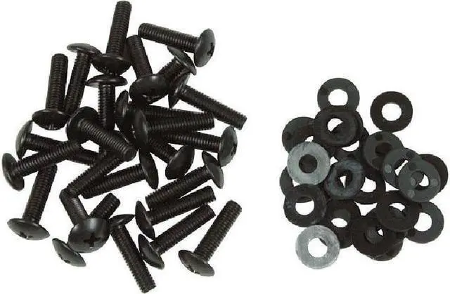 Alt view image 4 of 6 - Middle Atlantic HPS Standard Rack Screw Rackscrews, 10-32, Truss-Head, 25 pc.