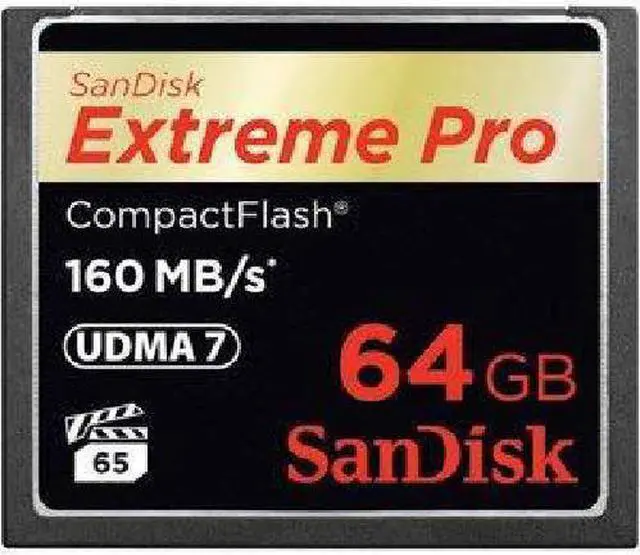 Alt view image 14 of 16 - SanDisk Extreme Pro 64 GB CompactFlash SDCFXPS-064G-A46