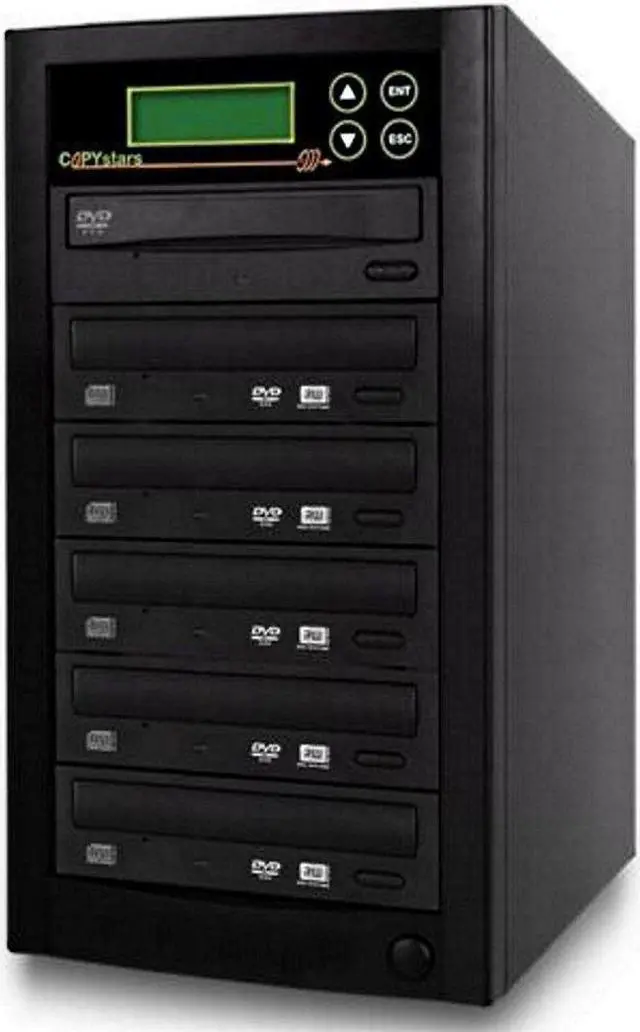 Alt view image 5 of 7 - Copystars CD Dvd Duplicator 1 to 5 Sata 24x burner writer DVD copier 128MB buffered tower