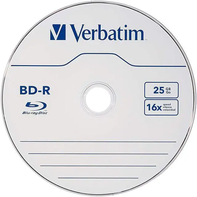 Alt view image 3 of 7 - Verbatim BD-R 25GB 6X with Branded Surface - 10pk Spindle Box 97238