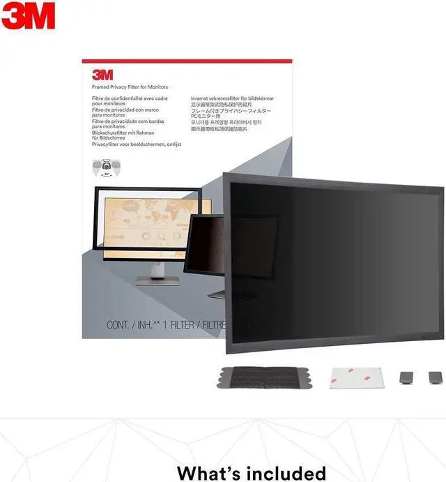 Alt view image 11 of 20 - 3M - OPTICAL SYSTEMS DIVISION PF230W9F PRIVACY FILTER 23IN WS 16:9