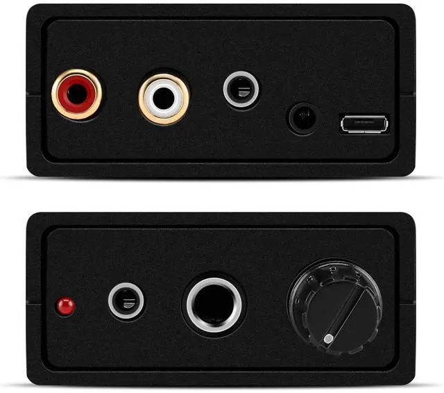 Alt view image 7 of 9 - tnp portable headphones amplifier stereo headphone earphone amp volume control audio booster with rca input 3.5mm 6.3mm output jack & power switch