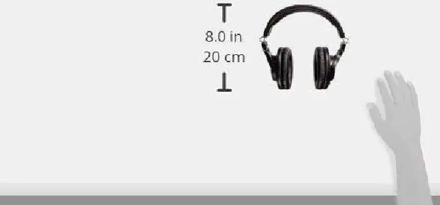 Alt view image 7 of 7 - Audio-Technica ATH-M30x Professional Studio Monitor Headphones, Black