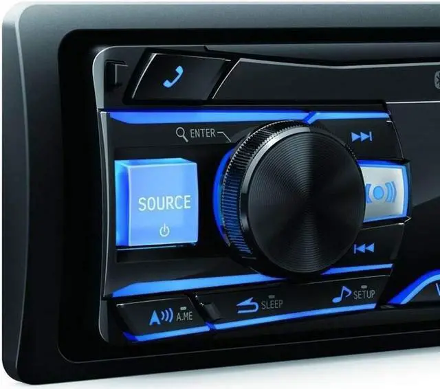 Alt view image 8 of 13 - Alpine UTE-73BT 1 DIN Advanced Bluetooth Mech Less Car Audio Digital Receiver