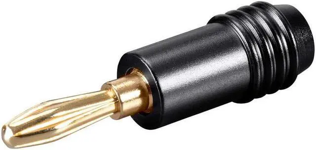 Alt view image 9 of 11 - Monoprice 10 Pair Affinity Series 24k Gold Speaker Banana Plug