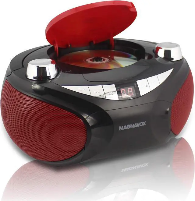 Alt view image 3 of 8 - MAGNAVOX CD Boombox with Bluetooth MD6949
